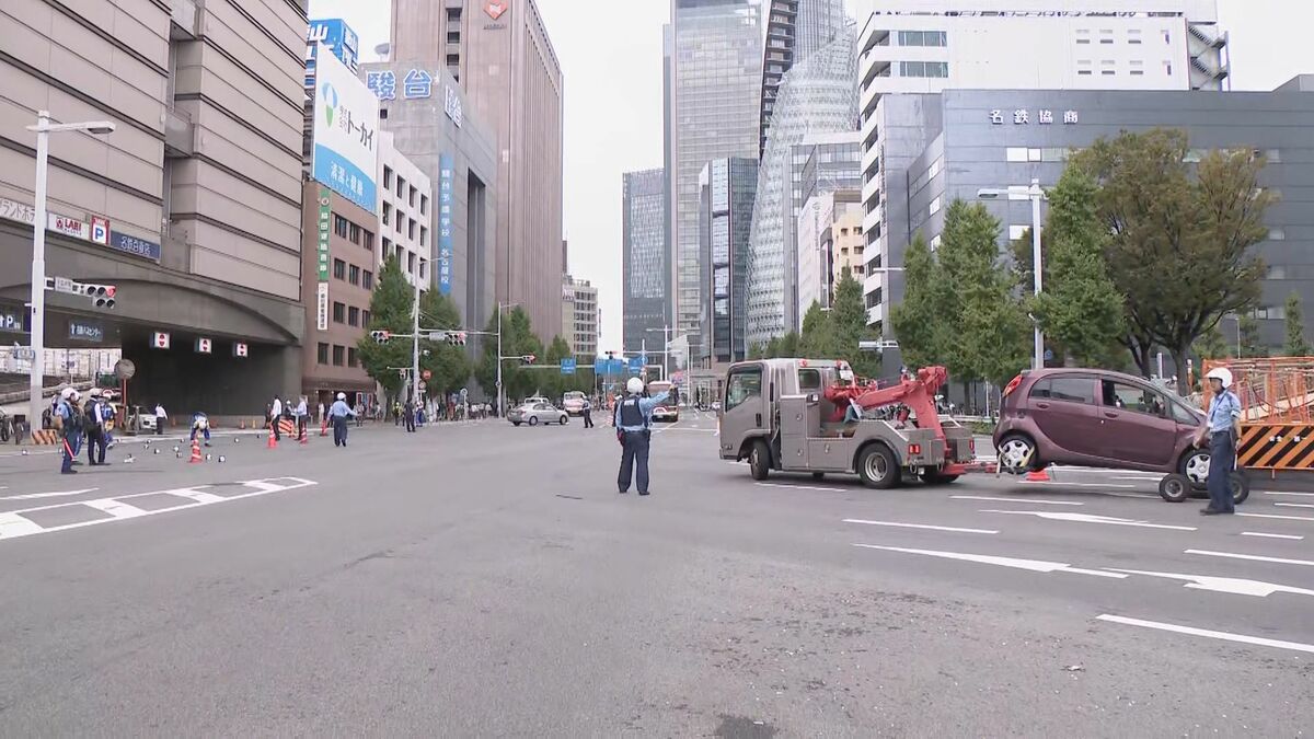 名古屋駅近くで歩行者3人がはねられ… 2人意識不明の重体 運転していた71歳男「人にぶつかっていない」