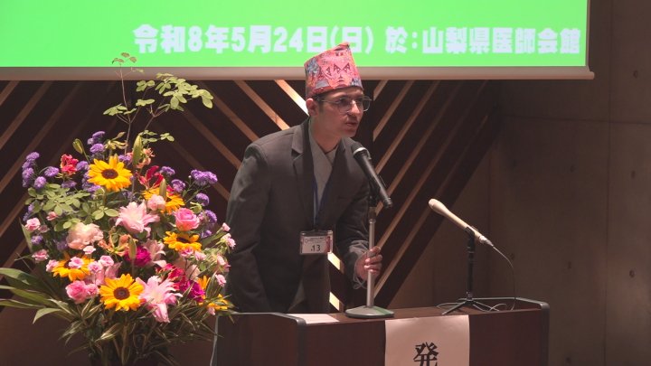 外国人介護職員の日本語スピーチコンテスト　介護のやりがいを語る　山梨