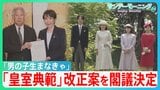 “皇族の養子”に男子誕生なら…「皇室典範」の改正案を閣議決定　“皇位継承”規定【サンデーモーニング】|TBS NEWS DIG
