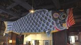 国の重要文化財で70年前制作された7mの手染めのこいのぼり展示 端午の節句展 山梨・南アルプス市 安藤家住宅 | 山梨のニュース | UTYテレビ山梨