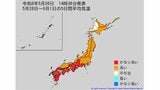 【週間気温予報】北陸地方、東海地方と西日本の向こう2週間の気温は高い日が多く、かなり高い日もある見込み　熱中症などに注意　今後の全国の天気を画像で　気象庁|TBS NEWS DIG
