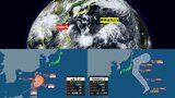 【台風情報】沖縄の南の海上で台風9号発生 24時間以内に台風10号も発生へ 日本列島への接近は 台風進路予想 気象庁|TBS NEWS DIG