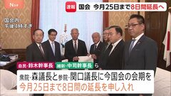 【速報】与党幹部 衆院議長に国会会期8日間延長を申し入れ| TBS CROSS DIG with Bloomberg