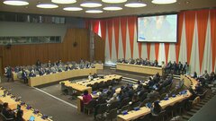 国連でパレスチナ自治区ガザの人道危機を報告| TBS CROSS DIG with Bloomberg