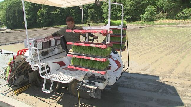 各地で田植え　農家はこれからの暑さに懸念　去年、おととしは暑さで品質が落ちた農家も　山梨|TBS NEWS DIG