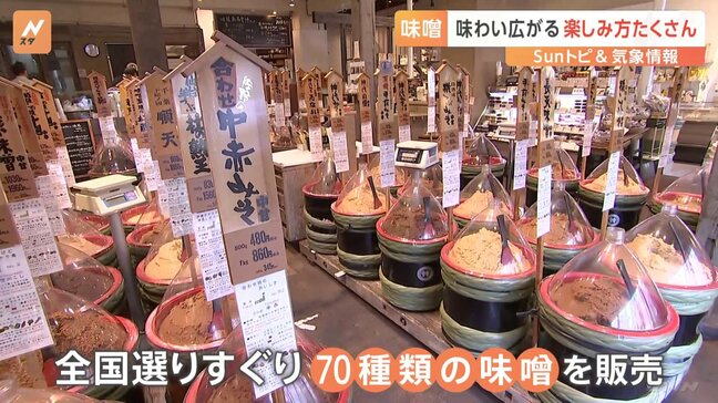 気温下がるこの時期は「味噌仕込み」に最適　味わい深まる“味噌の世界”【SUNトピ】|TBS NEWS DIG