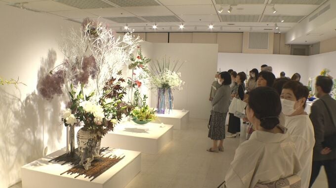 15の流派の垣根超え 華道家の力作一堂に「総合花展」開幕|TBS NEWS DIG