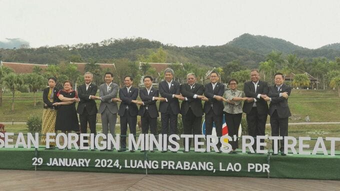 ASEAN外相会議 軍政下のミャンマーから代表者 主要会議出席は約2年半ぶり、議長国ラオスは軍幹部との“対話”模索か