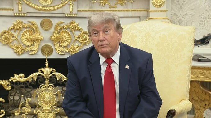 トランプ大統領「停戦合意への愚かな違反」　ホルムズ海峡での貨物船へのドローン攻撃で　イランが行ったと主張