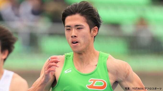 男子100mで追い風参考ながら9秒97をマーク！大東大・守祐陽がゴール直後、会場どよめく【関東インカレ】|TBS NEWS DIG