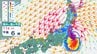 【台風情報】台風15号（チャンホン）関東上陸へ11日夜にも…やや発達して980hPa予想、本州横断して最大瞬間風速35mの強風に警戒【雨と風のシミュレーション】 　|　富山のニュース｜天気・防災｜チューリップテレビ