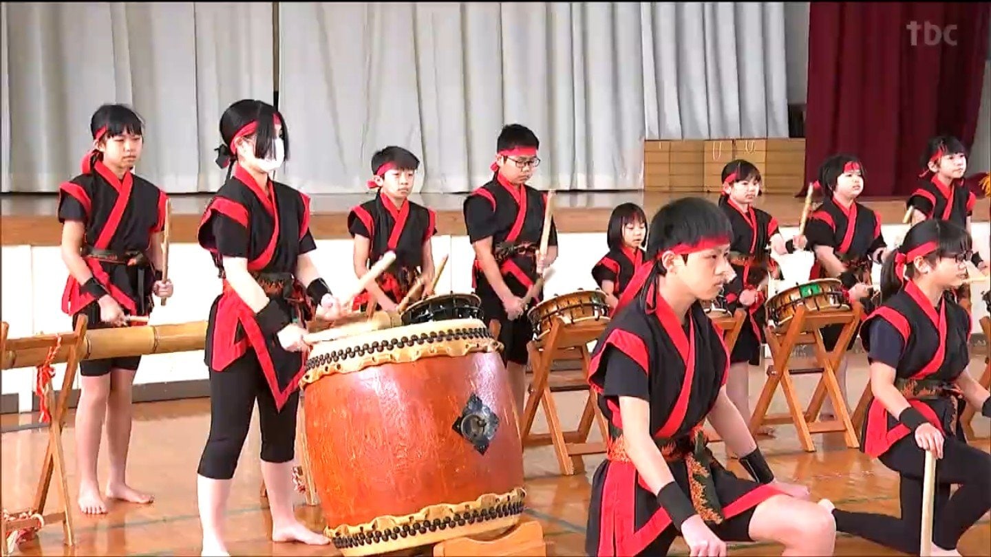 6年生のようにうまくなりたい」地元の小学生が代々継承 「とくら太鼓