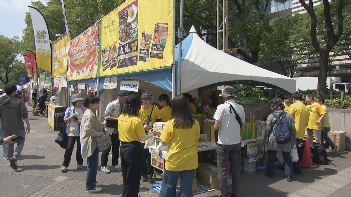 ガパオライスなどのタイのグルメや伝統文化を堪能 「タイフェスティバル」名古屋・栄「久屋大通公園」で17日まで開催