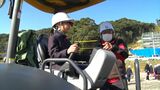 小学生が近くの道路工事現場を見学「通るときに現場の人たちのことを家族に伝えたい」|TBS NEWS DIG