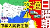 【東京・神奈川・首都圏2月2日(日)雪の予想】中学入試 受験生は早めに家を出よう【雪はどこで いつから降る?/1時間ごと雪シミュレーション】東京・神奈川・埼玉・千葉・群馬・栃木・茨城・山梨の天気予報 | 鹿児島のニュース|MBC NEWS|南日本放送