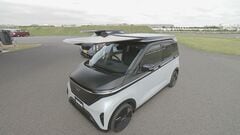 充電いらず？「日産サクラ」の特別モデルを公開 屋根に太陽光発電を搭載 被災地では動く避難所にも| TBS CROSS DIG with Bloomberg