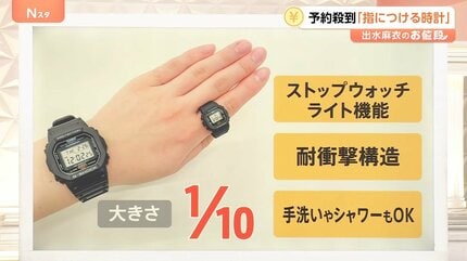 腕時計の販売本数が減少するなか…予約殺到「指につける」時計、形を