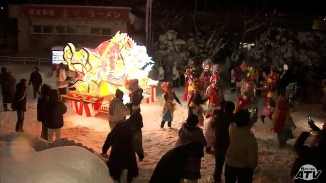 冬の温泉街を湧かす青森ねぶた「何回も来たくなる」 浅虫ねぶた冬の陣 青森県青森市|TBS NEWS DIG