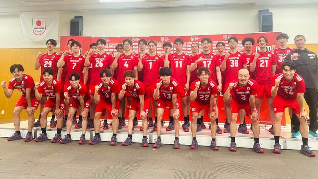 バレー男子日本代表、西田有志「ロス五輪で借りを返せるように」宮浦健人「自分らしくベストを尽くして」【全選手コメント】|TBS NEWS DIG