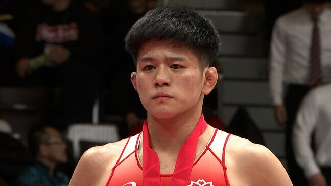 レスリング清岡幸大郎、初の世界選手権代表に内定 全日本選抜の決勝・プレーオフに勝利|TBS NEWS DIG
