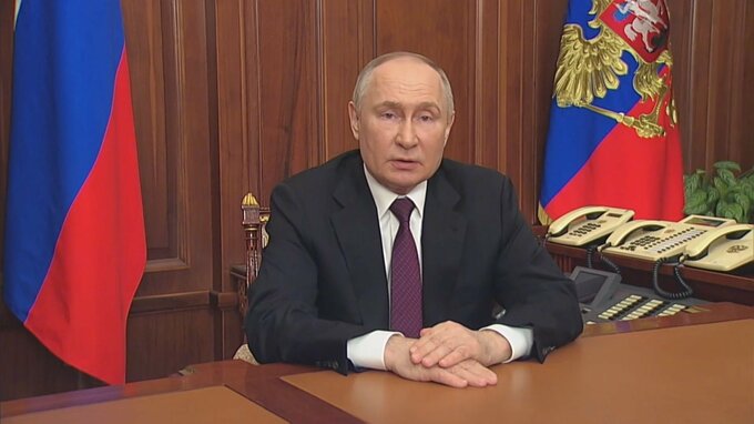 「歴史的な道をともに歩もう」プーチン大統領　過去最高得票で通算5選確定受けメッセージ