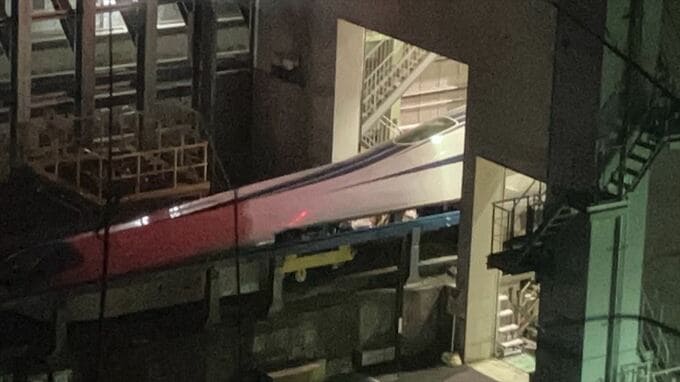リニア車両内の電源装置から火花と煙　消防などが原因を調べる　実験線の車両基地　山梨・都留市　|TBS NEWS DIG
