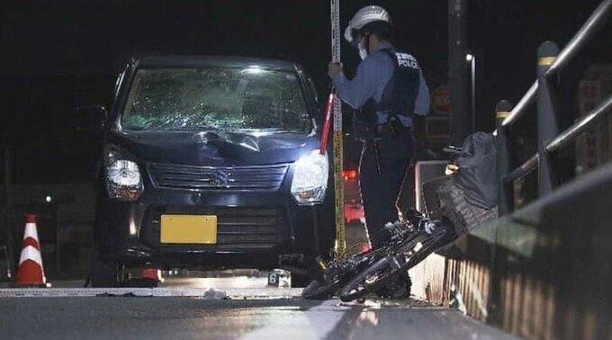 国道走行中の70代男性が乗る自転車が軽乗用車にはねられ　車に挟まるも自力で脱出　仙台|TBS NEWS DIG