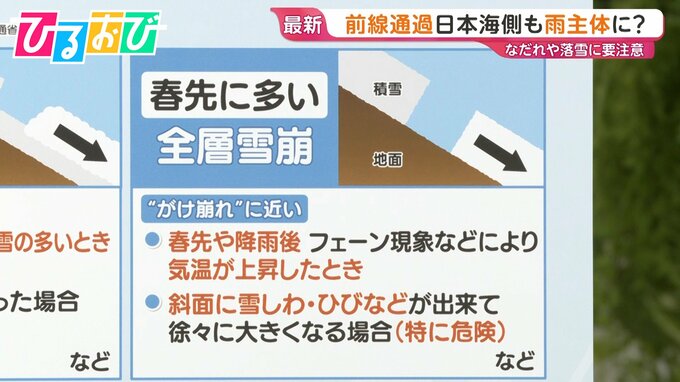寒暖差の激しい冬 なだれや落雪に注意　春先に多い「全層雪崩」の危険も【ひるおび】|TBS NEWS DIG