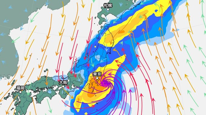 【台風情報と今後の雨】大型で強い台風25号は21日関東甲信に最接近、線状降水帯発生のおそれ…関東・東海・伊豆で24時間300～350ミリ降雨予想《今後の進路と雨風シミュレーション・気象庁21日午前5時11分発表》|TBS NEWS DIG