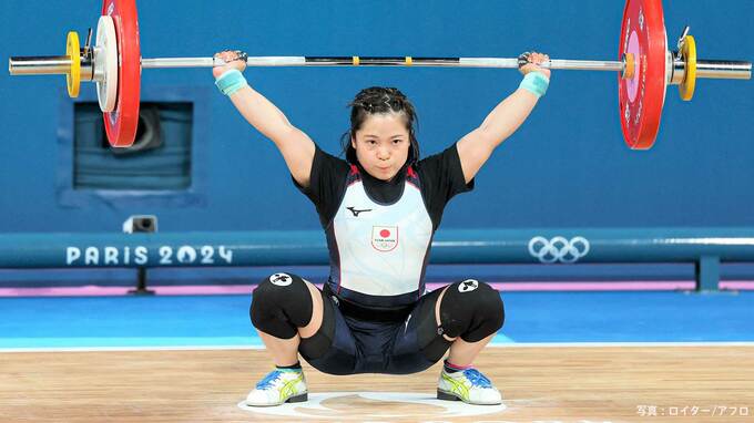 ウエイトリフティングの女子49キロ級で鈴木梨羅は8位　日本勢女子は4大会連続表彰台逃す【パリ五輪】|TBS NEWS DIG