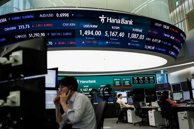 ハイテク主導の韓国株式市場、時価総額でカナダ抜く－世界7位に