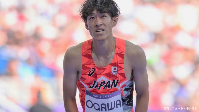 男子400mハードル敗者復活ラウンド 初出場の小川大輝は組5着で準決勝進出ならず、豊田と筒江は欠場【パリ五輪】|TBS NEWS DIG