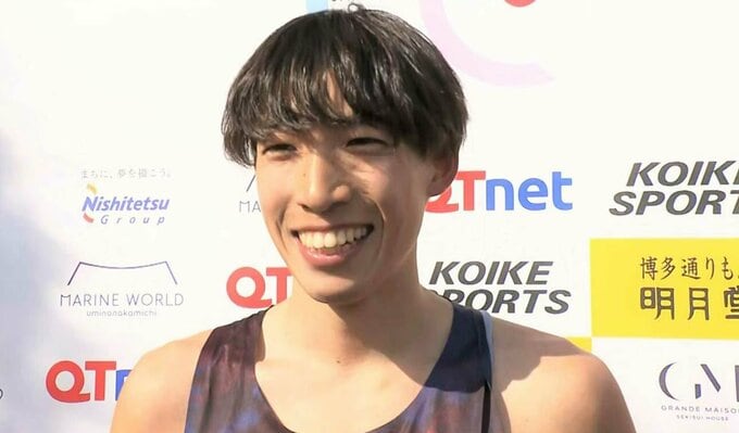 男子3000m障害・三浦龍司、8分10秒11で参加標準突破で東京世界陸上に内定「達成することができホッとしてる」|TBS NEWS DIG