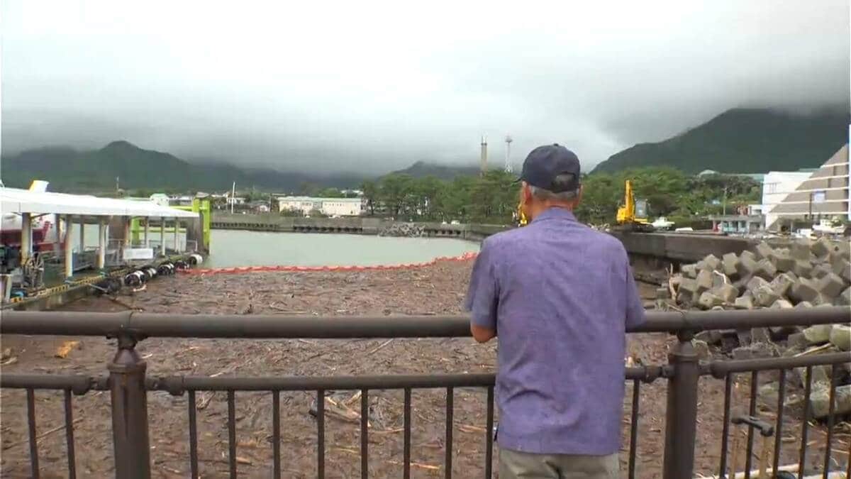 総雨量1200ミリ超の屋久島で断水　台風24号　熱帯低気圧に変わる　引き続き土砂災害に注意を