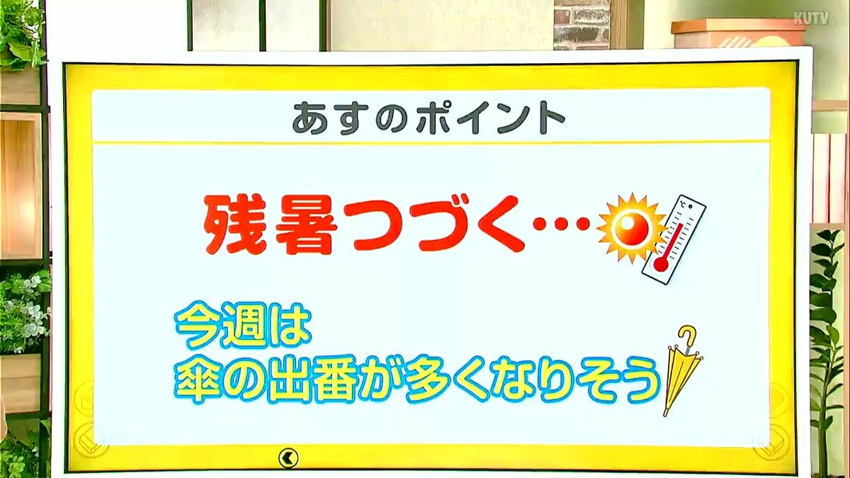 高知の天気　９日　雲広がるも真夏の暑さ　山岸拓気象予報士が解説