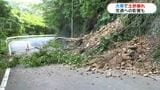 奄美大島・瀬戸内町で約10ｍの崩土　大雨による交通影響広がる　鹿児島|TBS NEWS DIG