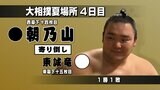 朝乃山、関取復帰へ痛い黒星… 浦山は待望の初白星! 大相撲夏場所4日目 | 富山のニュース|天気・防災|チューリップテレビ