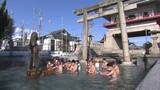 会陽まであと1週間 西大寺観音院で腰まで水に浸かり心身を清める水垢離行【岡山・東区】|TBS NEWS DIG