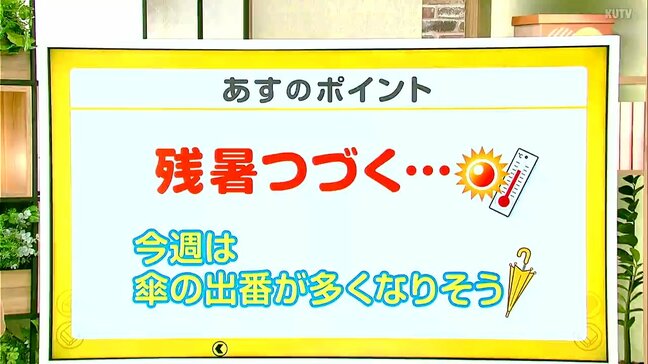 高知の天気　９日　雲広がるも真夏の暑さ　山岸拓気象予報士が解説|TBS NEWS DIG