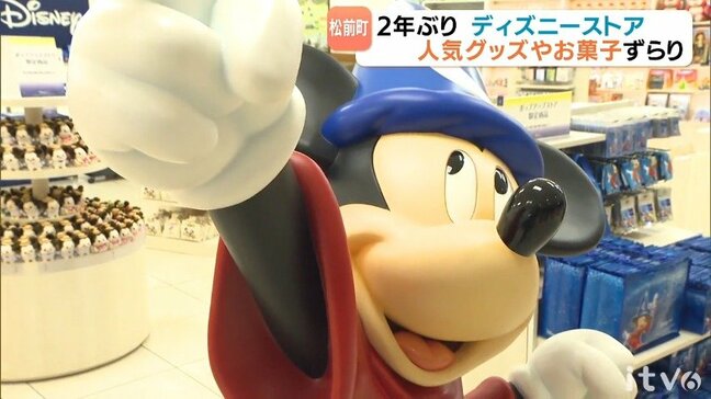 ディズニーストアの期間限定店舗 2年ぶり愛媛に オープン前に行列も|TBS NEWS DIG