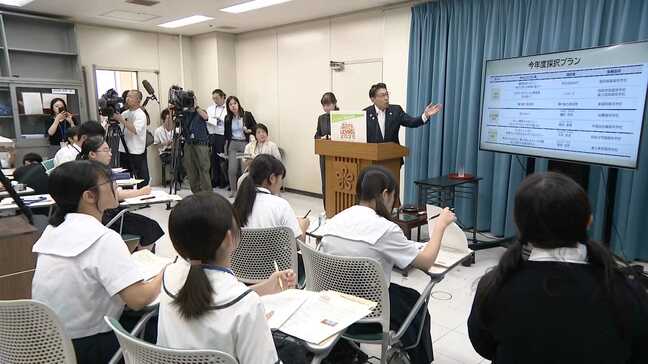 記者席に高校生　福岡県庁で行われた会見に新聞部員が参加　知事は「鋭い質問」|TBS NEWS DIG