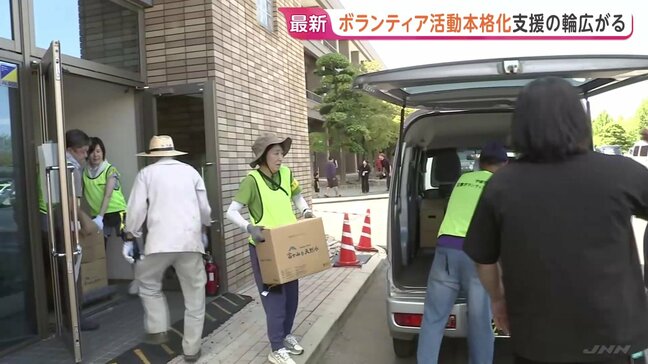 「早く笑顔に」全国からボランティア集結 倒壊家屋の片付け申請すでに100件超 熊本39℃予想の危険な暑さ【熊本地震から9日目】|TBS NEWS DIG