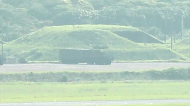 米軍長距離ミサイル発射装置「タイフォン」車両がもう1両到着 運用に必要な2両揃ったか 鹿児島・鹿屋|TBS NEWS DIG