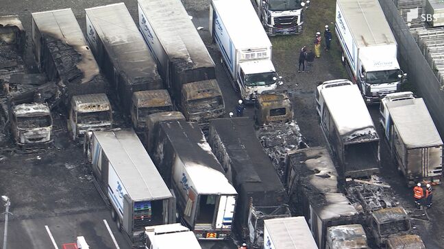 トラック22台焼いた運送会社からトラック盗んだ疑い 元従業員の男逮捕 放火ほのめかす供述も＝静岡県警|TBS NEWS DIG