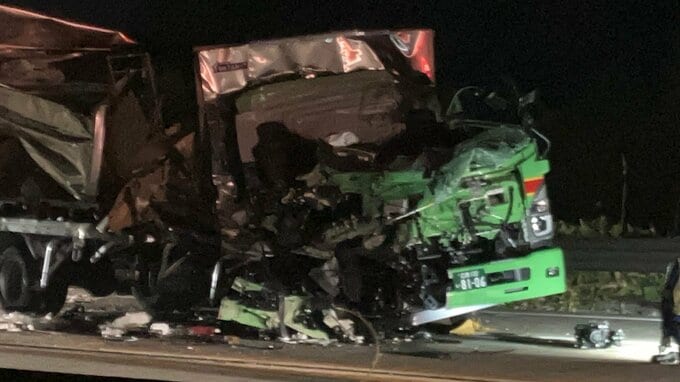 【続報】 高速道でトラック同士が正面衝突　運転手２人死亡　尾道松江線・三次東IC～高野IC 上下通行止め|TBS NEWS DIG