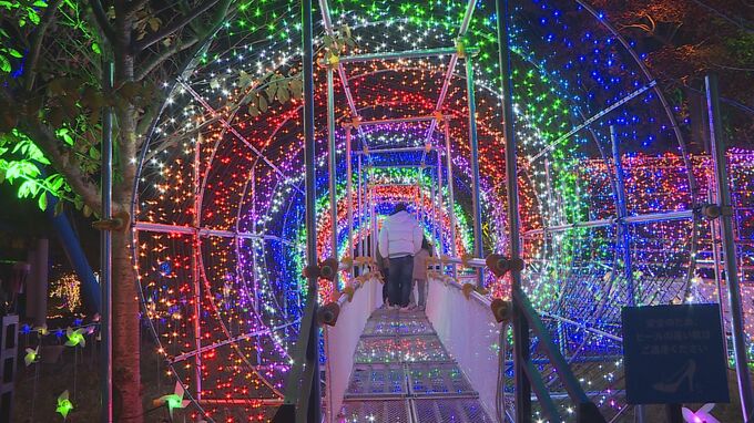 22万球がときわ公園を彩る「ＴＯＫＩＷＡファンタジア」開幕　山口・宇部|TBS NEWS DIG