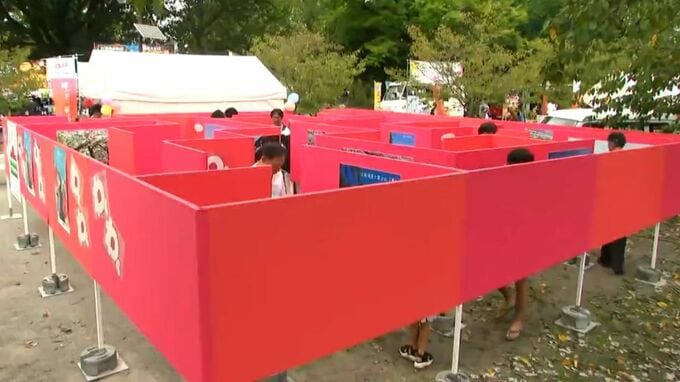 「駿府城夏祭り」開幕 地元企業と大学生が共同考案のコンテンツ並ぶ 県内プロスポーツチームの体験ブースなども＝静岡市|TBS NEWS DIG