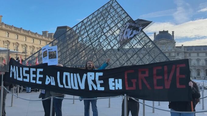 ルーブル美術館の職員らがストライキ　建物の老朽化や人員不足など改善求める　強盗被害で警備体制の不備露呈も