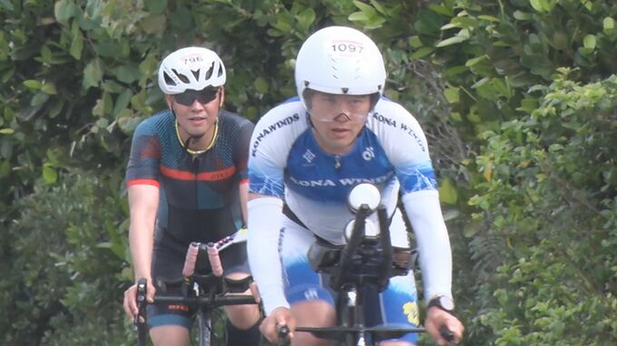 全日本トライアスロン宮古島大会　約1400人の「強人」がスイム・バイク・ランの3種目で競う|TBS NEWS DIG