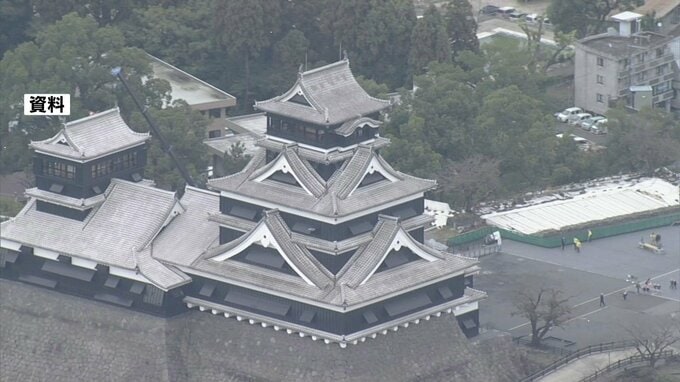 【速報】熊本城が13日（木）から再開　熊本地震で臨時休園中|TBS NEWS DIG